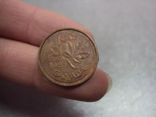 Купити монета канада 1 цент 1985 №9533