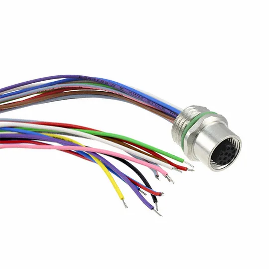 Гніздо з кабелем M12 12P HARTING (21033532C00) 0,5m Ціна
