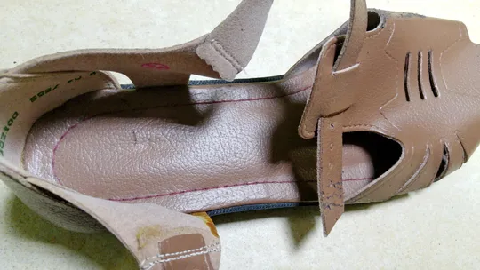 Сандалі чоловічі дермантинові радянські розмір 42 (28 см) бежеві літнє взуття Характеристики