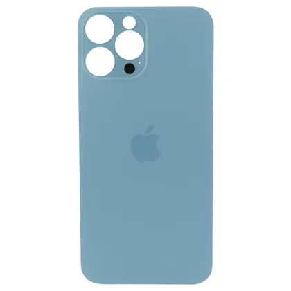 фото, Кришка задня iPhone 13 Pro Max Sierra Blue (великий виріз під камеру)
