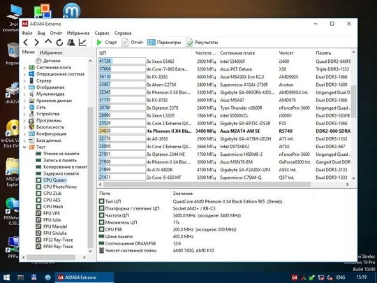 комплект плата ASUS M2A74-AM SE socket AM3 + проц AMD Phenom II 965 BE + 2Gb DDR3 + ATI 5450 Характеристики
