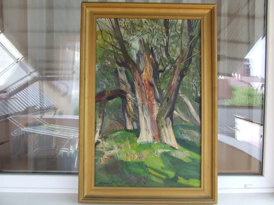 Закарпатская школа  Шутев И   раз.  85х70 см.     также много другого. На торгах