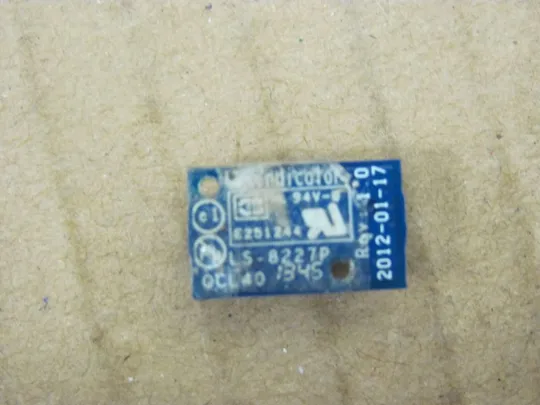 номер0184-17 плата кнопки вкл,Плата кнопки вкл  Плата кнопка включення для ноутбука,Laptop Power button board LS-8227P для ASUS K95V K75V оригінал З аукціону