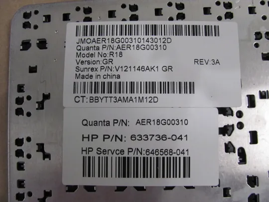 727-6 клавіатура робоча AER18G00310 633736-041 490371-021 636376-001 для HP Pavillion G7 G7-1000 G7-1100 G7-1200 оригінал Продаж
