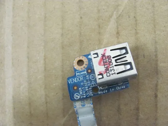 380-17 USB плата NBX0001DG00 LS-9632P для Lenovo IdeaPad G500, G505, G510 оригінал Де купити