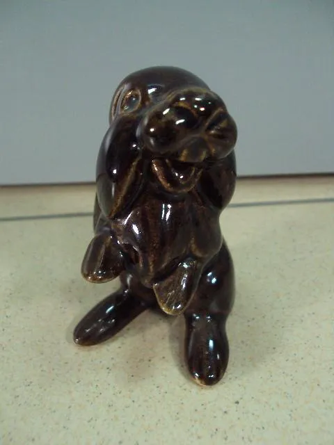 Фигура керамика статуэтка заяц зайка зайчик высота 8,5 см №188 Недорого