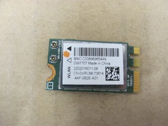 749-42 WI-FI модуль 0VRC88 QCNFA335  для Dell inspiron 15 5558 5559 5555 5551 5552 Vostro 3558 3559 оригінал Ціна