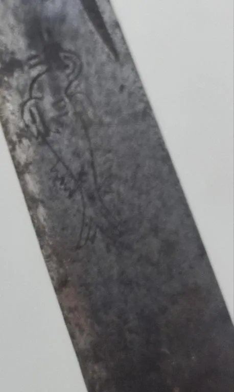 Антикварный нож с гравировкой Тюлень , Золинген сталь, 2-я мировая война ks462 Де купити