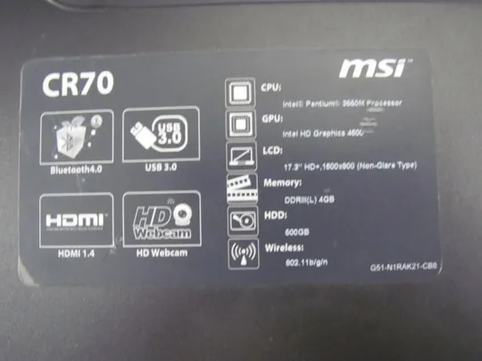№65-11 панель палмрест та тачпад для MSI CR70 оригінал Продаж