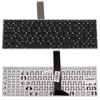 фото, Клавіатура для ноутбука ASUS (X501, X550, X552, X750 series) ukr, black, без фрейму, без кріплень