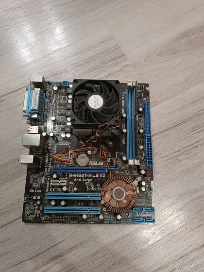 фото, Материнська плата для ПК Asus M4N68T-M LE V2 Socket AM3/MicroATX