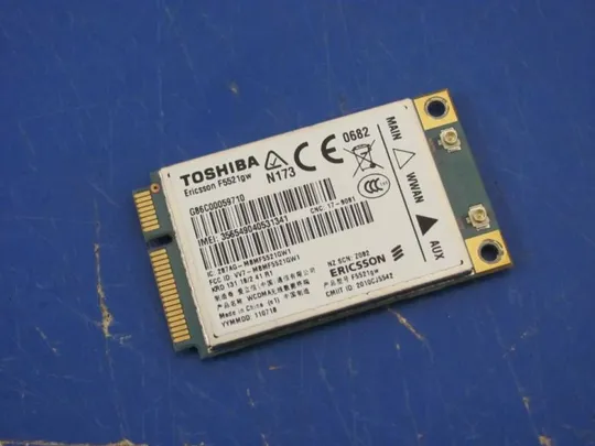 №241-14 WI-FI адаптер ERICSSON F5521GW G86C00059710 для TOSHIBA TECRA R840 R940 оригінал Ціна
