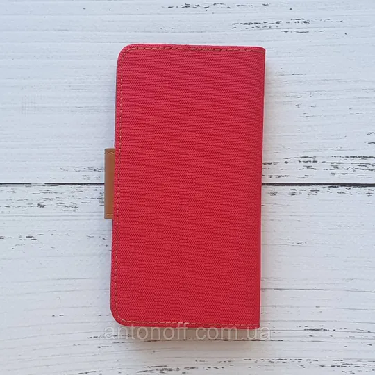 Купити Книжка універсальна Mercury Goospery Slider / слайдер 4.5"-4.8" (13.9×7.2см) для телефона Red