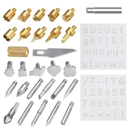 Набір насадок для випалювання по дереву (PW-D28) Ціна