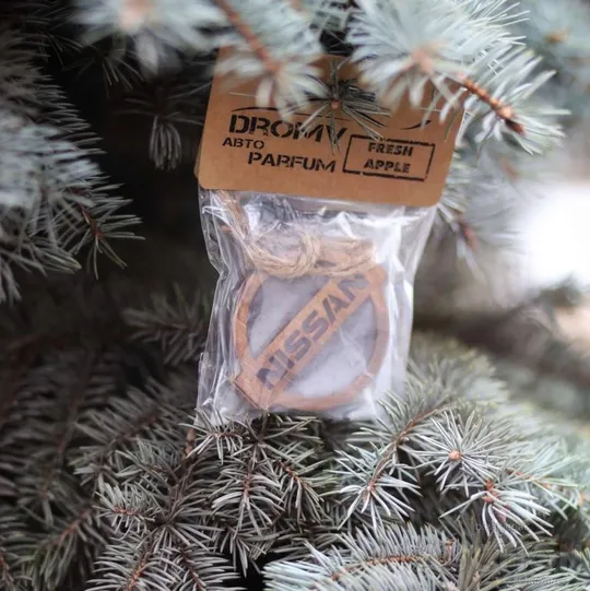 Автомобільний освіжувач повітря з парфумованою олією з логотипом Nissan Де купити