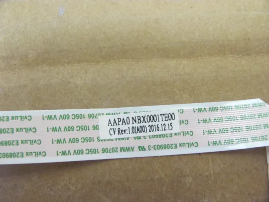 номер0985-6 шлейф тачпаду NBX0001TE00 для Dell Precision 7510 P53F M7510 7520 M7520 оригінал З аукціону