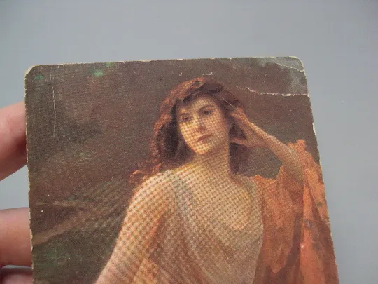 Открытка девушка с кувшином салонъ 1912 год Париж Франция France I. Lapina - Paris №18712ч З аукціону