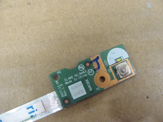 834-18 Плата кнопки вкл EL480 NS-B463 NBX0001KK10  для Lenovo ThinkPad L480 L490  оригінал З аукціону