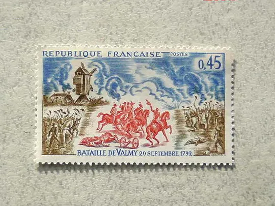 Поштова марка Франція &quot; Битва Війна &quot; 1971 рік ** Ціна