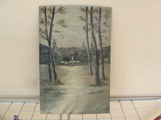 Закарпатская школа. Г.Рослей раз. 45 х 30 см. к.м. 1930-40  гг. Ужгород. Де купити