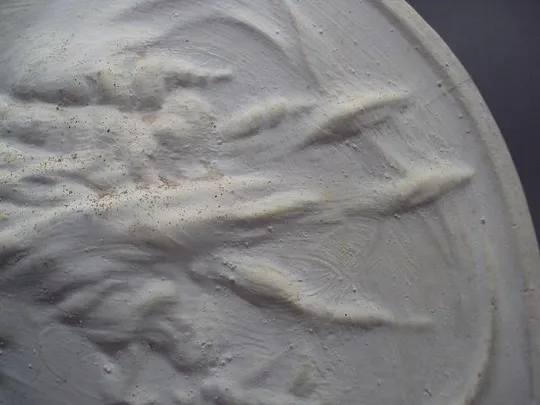 Настенное панно барельеф гипс портрет в профиль девушка женщина размер 29,5х38,5 см №15061М Інтернет-аукціон