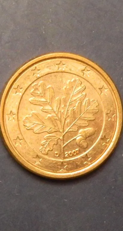 1 євроцент 2007 D Німеччина Ціна