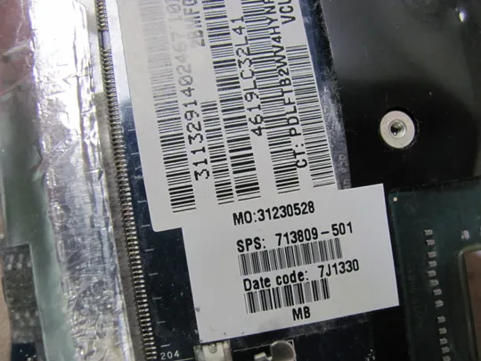 номер0660-24 материнська плата VBU50 LA-9512P 713809-501  SR0XL I5-3337U для HP Envy TouchSmart Ultrabook 4 1000 4T 1200 оригінал Де купити