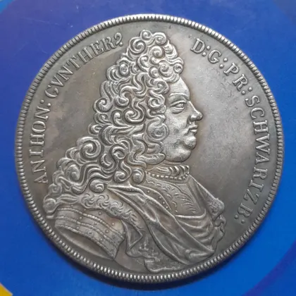 фото, Німеччина. Талер 1711 року. Шварцбург.  Копія.