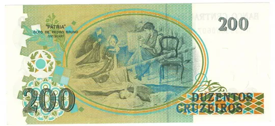 Купити 200 крузейро 1989 року UNC Бразилія