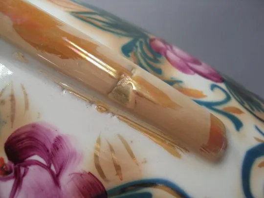 Ваза большая фарфор полонное портрет женщины высота 43,5 см, диаметр 12 см №13705 Де купити