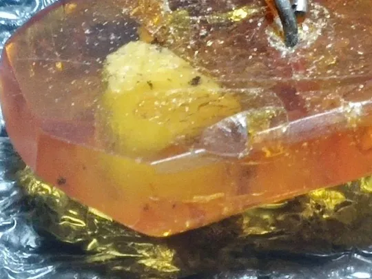 Запонки янтарь с серебром советские со сколом 11г. Інтернет-аукціон