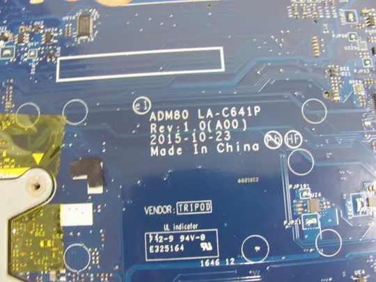 584-25 материнська плата РОБОЧА ADM80 LA-C641P SR2F0  i5-6300U  для Dell  LATITUDE E5570 оригінал Характеристики
