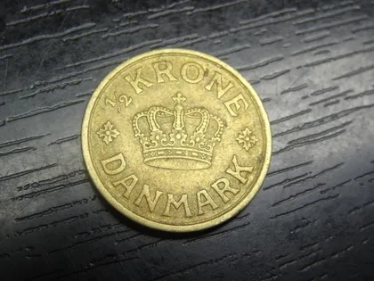 фото, 1/2 крони Данія 1925
