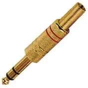 Штекер 6.3 стерео GOLD, метал   ( VK10058 ) Ціна