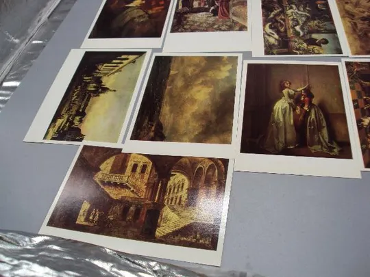 набор открыток эрмитаж западноевропейская живопись 1985 16 шт №15211 Де купити