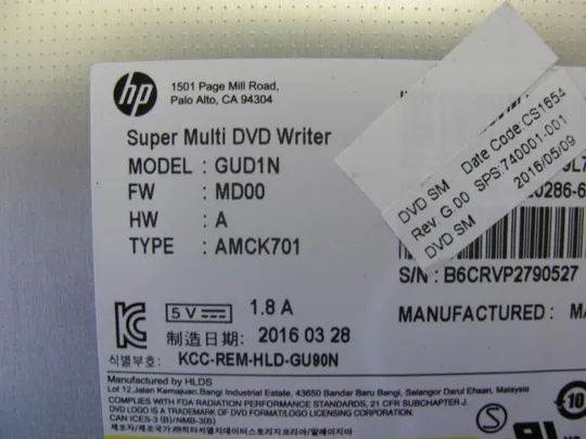 номер0014-18 DVD-привод GUD1N GUB0N GU90N SU-208 для HP PROBOOK 650 G1 оригінал Продаж