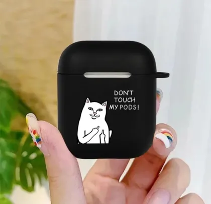 фото, Захисний кейс, чохол на Airpods 2 із котом!