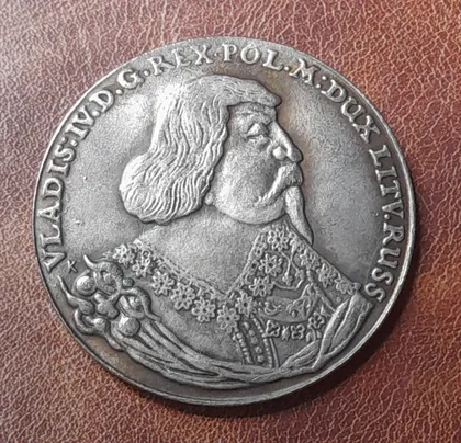 фото, Польща Талер 1636 року. Бюст Владислава IV. Копія.