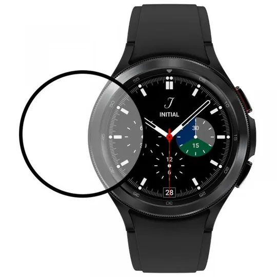 Полимерная пленка 3D (full glue) (тех.пак) для Samsung Galaxy Watch 4 46mm Ціна