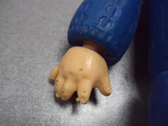 Кукла пластик дутыш фабрика Победа Киев клеймо мишка ссср 28 см №10305 Характеристики