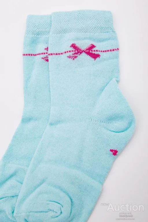Детские носки для девочек, мятного цвета, 167R620 Продаж