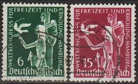 1936 - Рейх - Конгрес в Гамбурзі Mi.622-23 Ціна