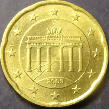 фото, 20 євроцентів 2009 J Німеччина