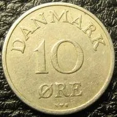 Купити 10 оре 1955 Данія