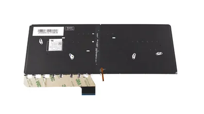 фото, Клавіатура для ноутбука ASUS (UX305UAB) rus, black, без фрейма, підсвічування клавіш
