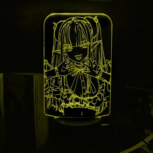 Акриловий світильник-нічник Марін Кітагава 2 жовтий tty-n002133 Ціна