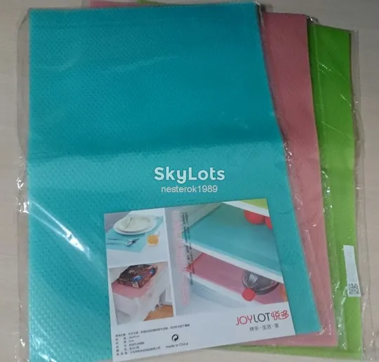 Антибактериальные коврики для холодильника 45x29 см  (4 шт) Де купити