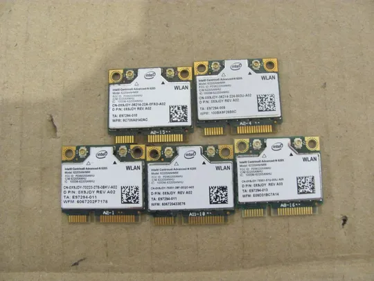№43-2 WiFi адаптер Intel 62205ANHMW 0X9JDY для Dell Latitude E5420 E5430 E5530, E6320 E6330, E6430 E6530 E6230 оригінал Ціна