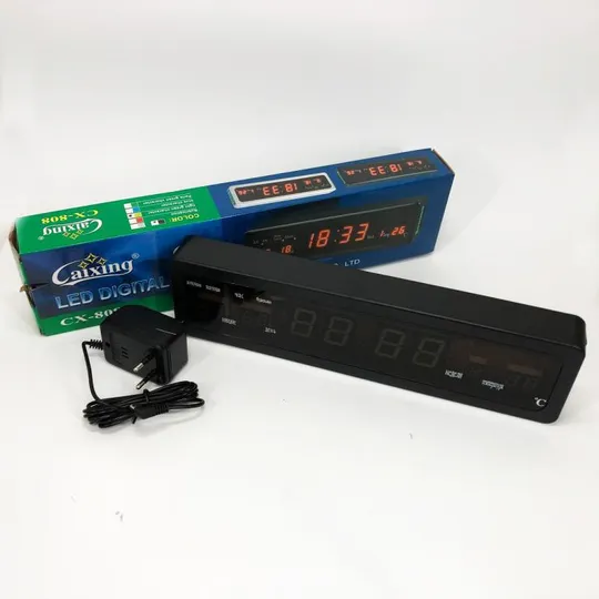 Электронные часы Caixing СХ-808, Цифровые настольные часы квадратные, LED Лед часы настольные Де купити