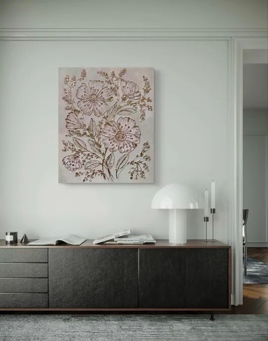 Картина «Золоті пелюстки» З аукціону